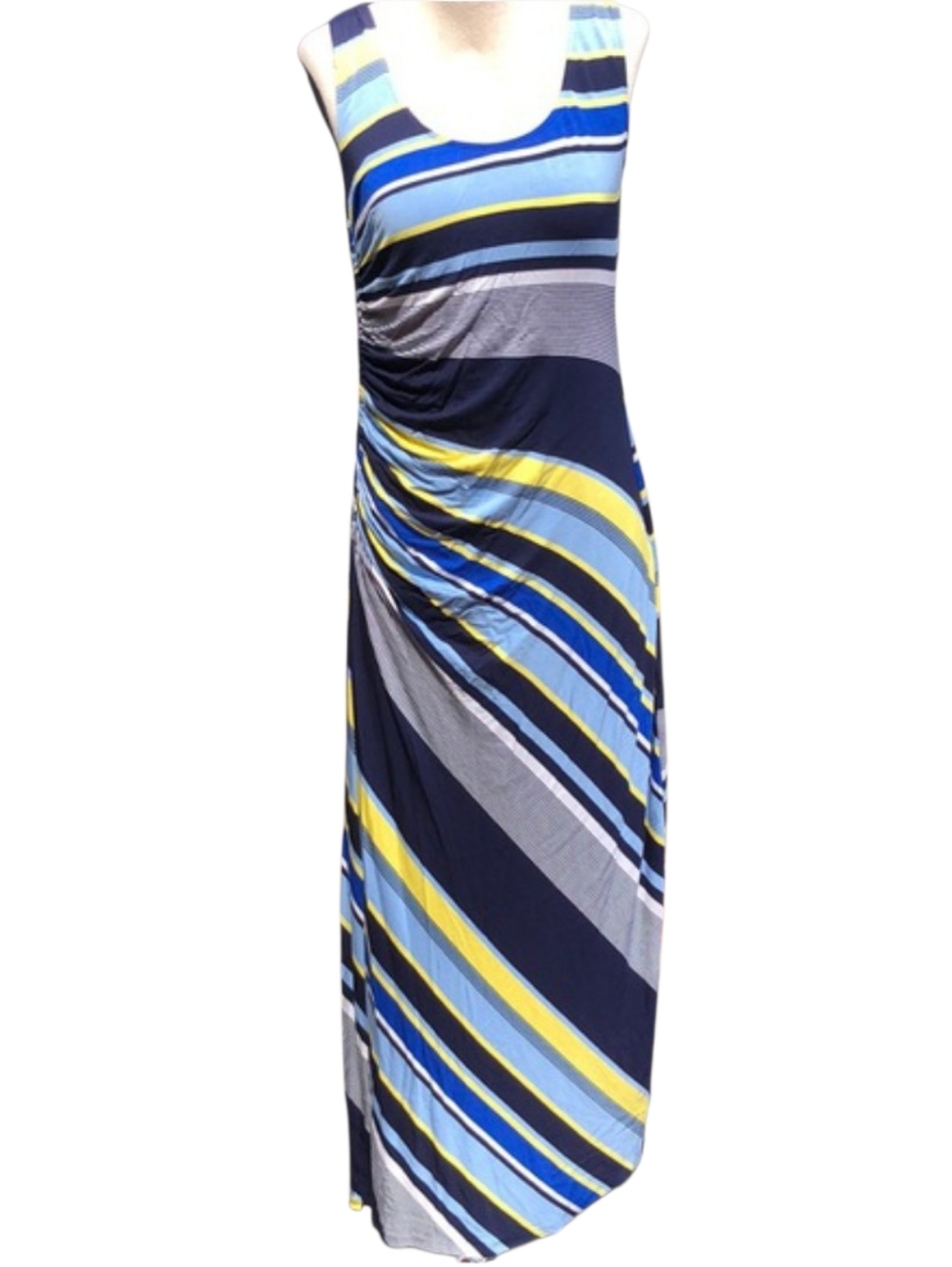 Spense Maxi Multi Color Dress Sz L